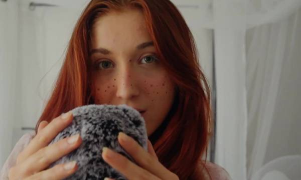 Redhead Ana Lorde and puppy masturbator play on fanstube.video